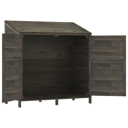 Tuinkast – Tuinhuisje – Tuinschuur – Gereedschapsschuur – Berging – Antraciet – Stevig Metaal – Compact 102x52x112 cm