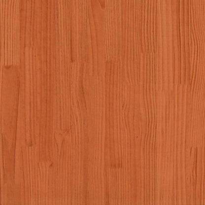 Bed frame Marrone Cera 140x200cm in Wood Solid of pine Removable and durable