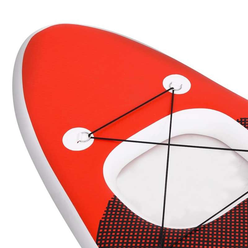 Opblaasbare Paddleboard – SUP Board – Stand Up Paddle – Watersport Board – PVC Constructie – 300 x 76 x 10 cm – Inclusief Pomp En Zitje - QUORE