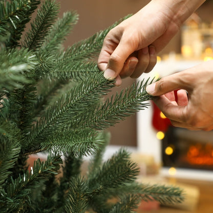 Kunstkerstboom – Nepkerstboom – Sierkerstboom – Kerstspar – Groene Boom – 180 cm Hoog – Brandvertragend Materiaal