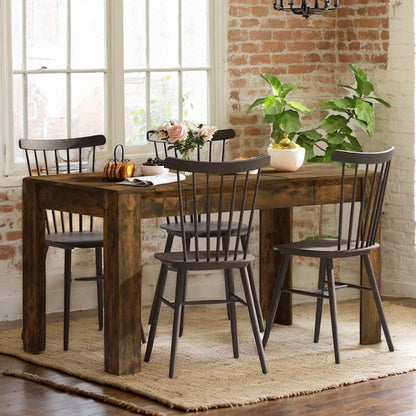 Eettafel – Tafel – Houten Tafel – Eetkamertafel – Tafelblad – Smoke Eiken – 140x74,5x76 cm – Houten Materiaal