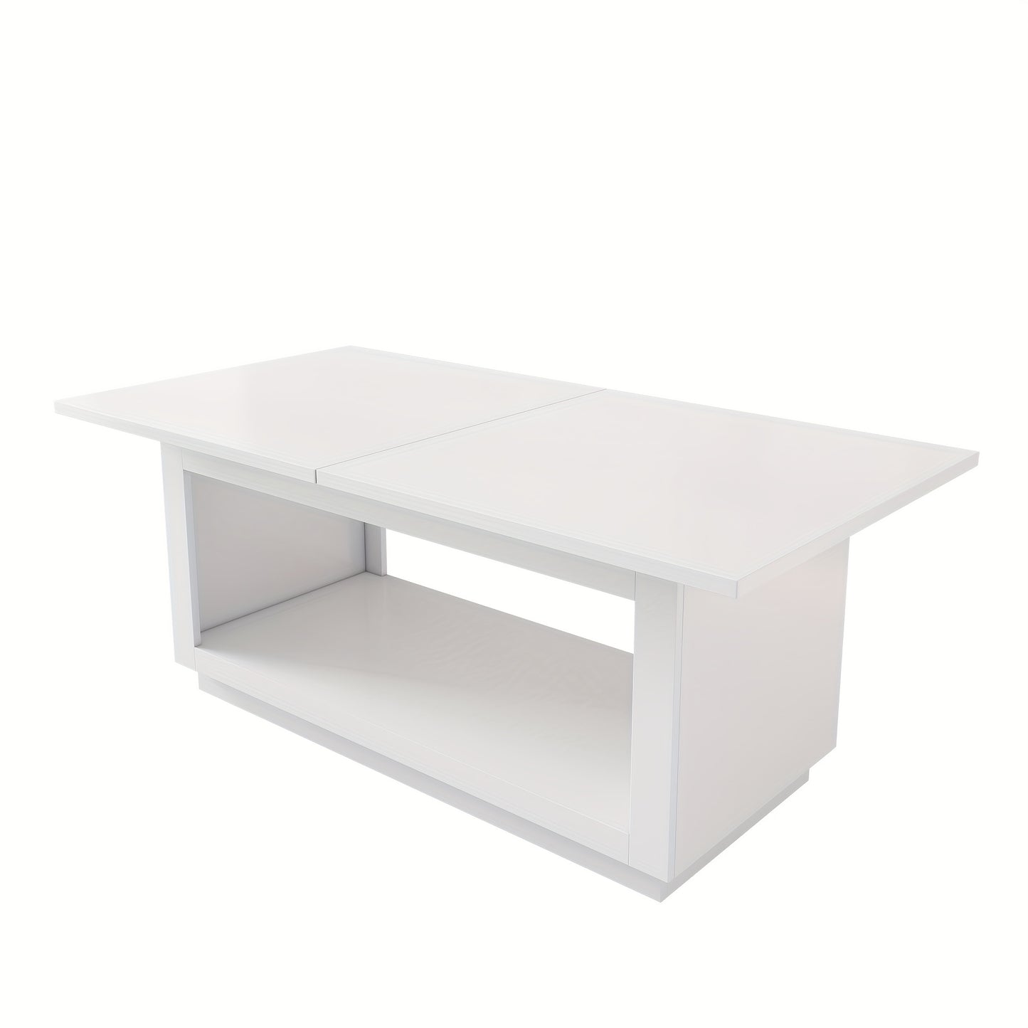 Modern Minimalist Square Metal Dining Table - 177.8cm White Extendable Coffee Table with 4 Chairs, Sturdy & Easy Assembly, Perfect for Small Dining Areas, Dining Table Decor