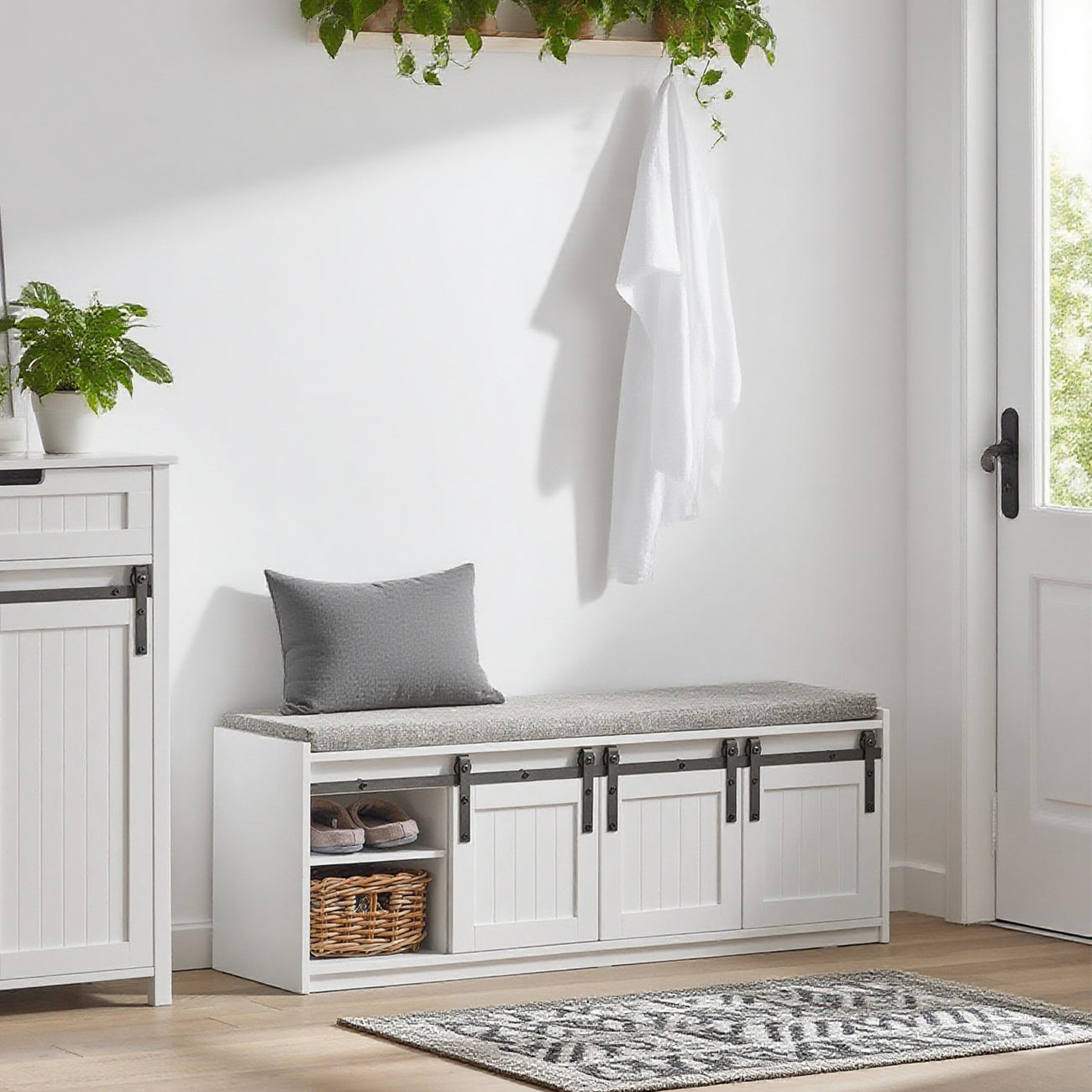 TV Meubel – Tv Kast – Tv Dressoir – Televisiekast – TV Bank – Voor TV tot 65 inch – Verstelbare Verwijderbare Plank – Slanke Moderne Stijl