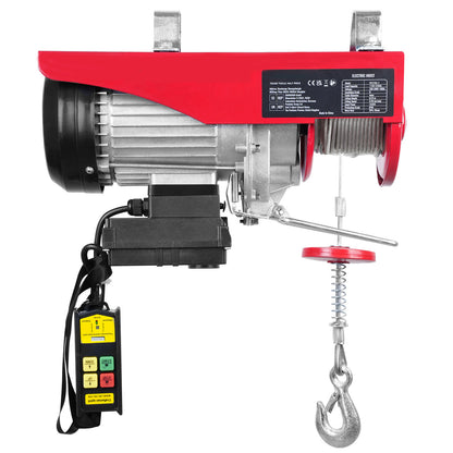 VEVOR Electric Hoist, 2200 lbs Lifting Capacity, 1600W 220V Electric Steel Wire Winch with Wireless Remote Control, 40ft Single Cable Lifting Height & Pure Copper Motor, for Garage Warehouse Factory