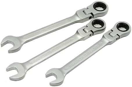 22-Piece Set 6-32mm Hinge Ratchet Wrench Set Ring Mouth Wrench Set Tools Fork Wrench Ratchet Spanner Socket Wrench Ratchet Case Screw Wrench Tool with Box - QUORE