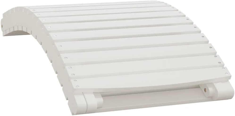 vidaXL Sunbeds 2 pcs 184x55x64 cm solid acacia wood white - QUORE