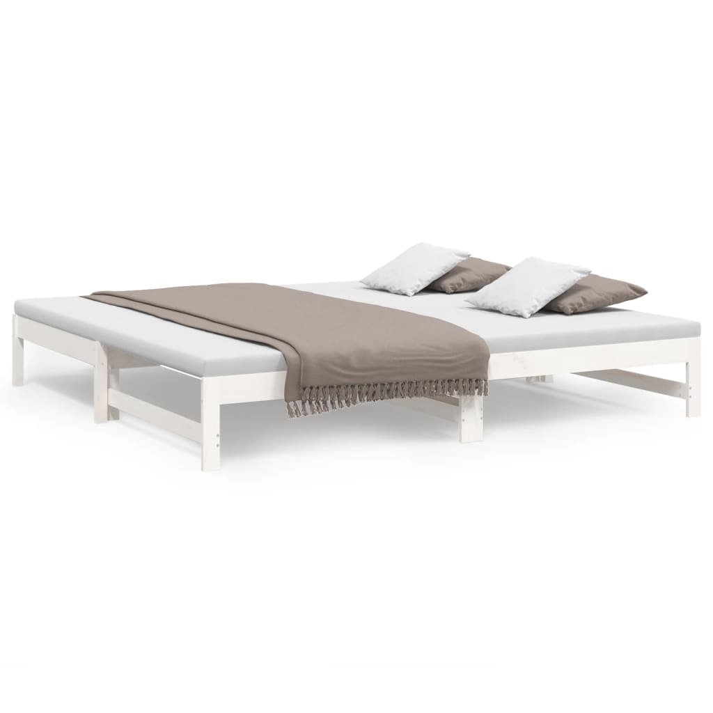 Slaapbank – Bedbank – Logeerbed – Sleeper Sofa – Slaapbankbed – Massief Grenenhout – Compact 205,5 x 179 x 30 cm