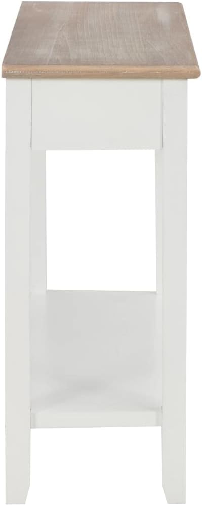 vidaXL Wooden Wall Table White Sideboard Side Table Wall Cabinet Side Cabinet Cabinet Cabinet