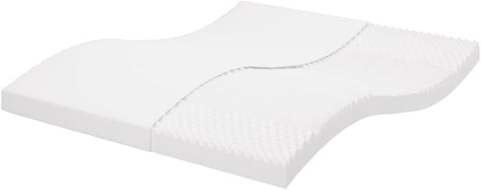 vidaXL Schuimmatras 7 zones hardheid 20 ILD 160x200 cm wit, matras, logeermatras, koudschuim of traagschuim, bedmatras, ledikant matras