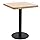 vidaXL Bistro Table Patio Table Balcony Table Bistro Table Bistro Furniture Cafe Table Bistro Tables Bistro Table Furniture MDF Light Brown - QUORE