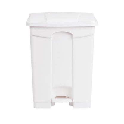 Jantex Keuken Pedaal Deksel Bin Wit 65ltr Afval Polypropyleen Catering Apparatuur