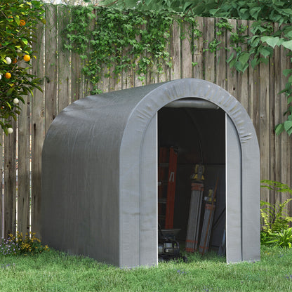 Tuinhuisje – Tuinschuur – Berging – Opbergtent – Fietsgarage – Met PE-Gecoat Metalen Frame – Waterbestendig & Ruim 239x159x190 cm