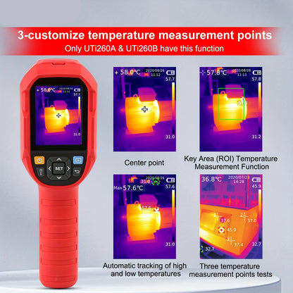 Warmtebeeldcamera – Warmtecamera – Infraroodcamera – Thermische Camera – Warmtebeeld Kijker – 256x192 Resolutie – Temperatuurbereik -20°C tot 550°C