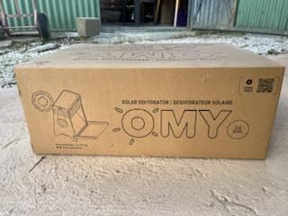 OMY Droger op zonne-energie, 200 W, 3 dienbladen van roestvrij staal, droogapparaat voor fruit, groenten en gedroogde planten, thermometer, ventilator, zonnepaneel