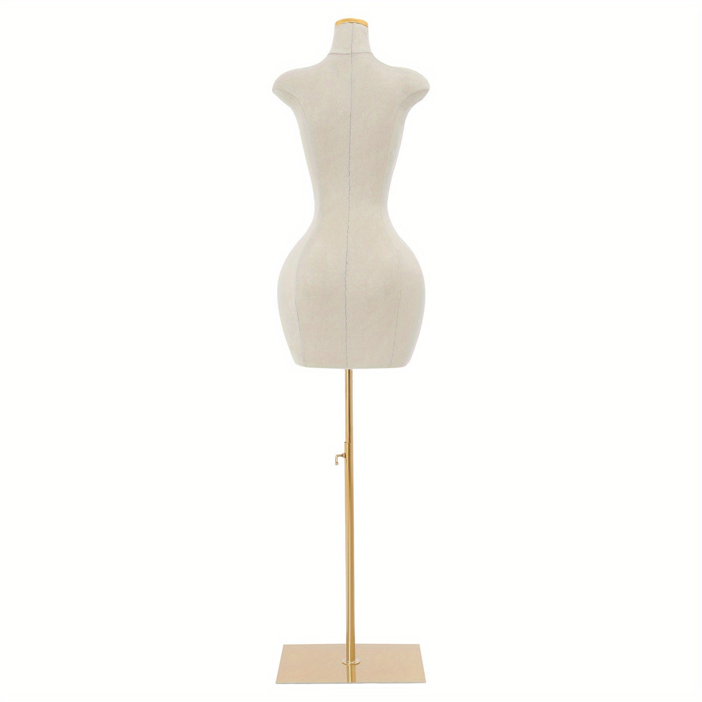 Dames Etalagepop – Modepop – Mannequin – Paspop – Winkelpop – Verstelbare Hoogte 150-210 cm – Duurzaam PU Materiaal – Wit