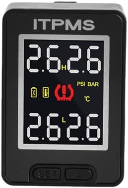 Car Tire Pressure System TPMS met 4 interne sensoren compatibel met voertuigen voor real-time monitoring van bandendruk en temperatuur