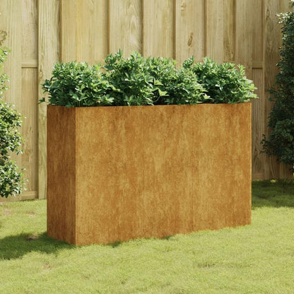 High quality flower rackRaised Garden Planter 120x40x80cm in Corten Steel