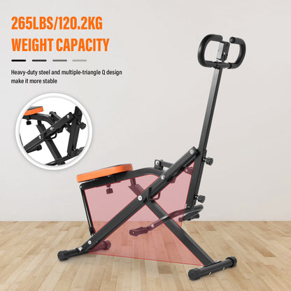 Roeitrainer – Roeimachine – Fitnessapparaat – Roeiapparaat – Opvouwbare Fitnessmachine – Volledige Lichaamstraining – Wolfraamstaal Frame – Max. 120 kg Belastbaar Gewicht