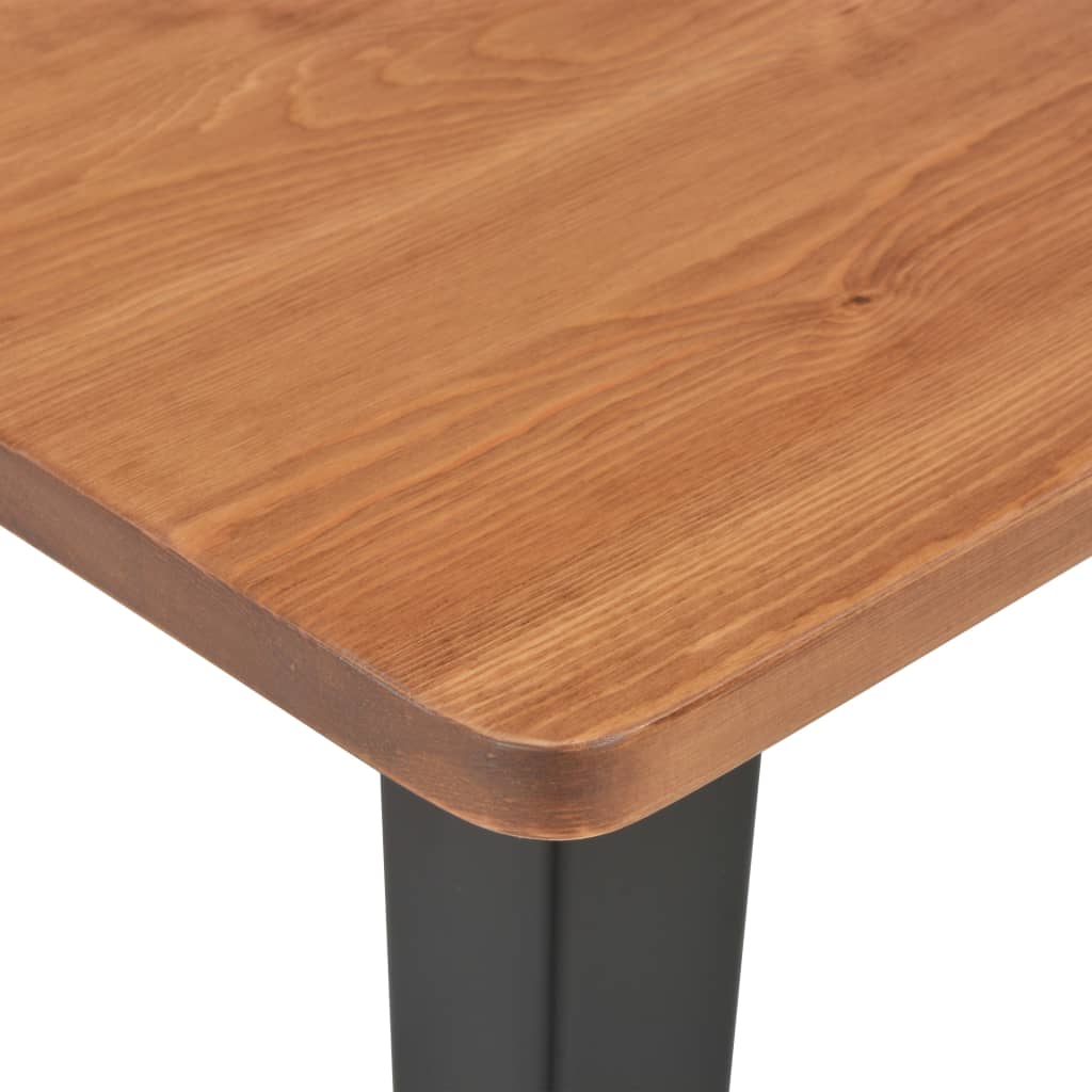 Barset – Barkrukken – Bartafel – Eetset – Zithoek – Compact en Ruimtebesparend – Massief Dennenhouten Tafelblad