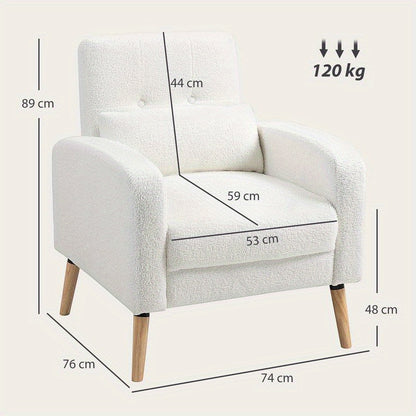 Leisure Chair, Comfortable Living Room Furniture, Multifunctional Seat, Suitable for Living Room, Bedroom, Dining Room, Corridor, Balcony. Perfect Home Decoration