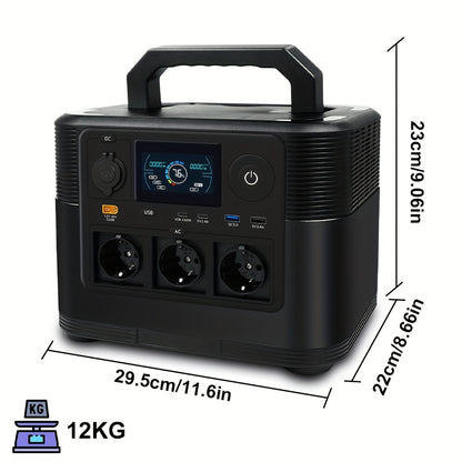 Draagbare Power Station – Mobiele Generator – Portable Accu – Energievoorziening – 1008 Wh Batterijcapaciteit – 1200 Watt Uitgangsvermogen