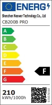 COB-led-videolamp 210 W – Studiolamp – Videolamp – Continuelicht – Fotolamp – Tweekleurig 2700K-6500K – 90.000 Lux/1 m, CRI/TLCI 97+
