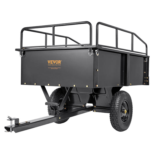 Tuinkar – Aanhangwagen – Tuinwagen – Kar – Kiepwagen – 15 Kubieke Voet – Laadvermogen 340 kg – Pneumatische Banden