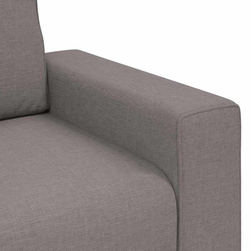 3-Zits Bank – Sofa – Zetel – Loveseat – Couch – Taupe – 180 cm – Zachte Stof – Comfortabel Design