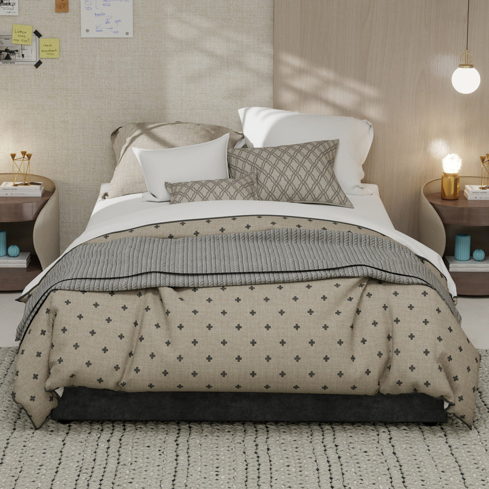 Bedframe – Ledikant – Slaapbank – Platformbed – Opbergbed – Modern Minimalistisch Design – Gasveren Opbergruimte – Dutch Velvet Hoofdeinde 140x200 cm – Eenvoudige Montage – Duurzaam Zonder Elektriciteit