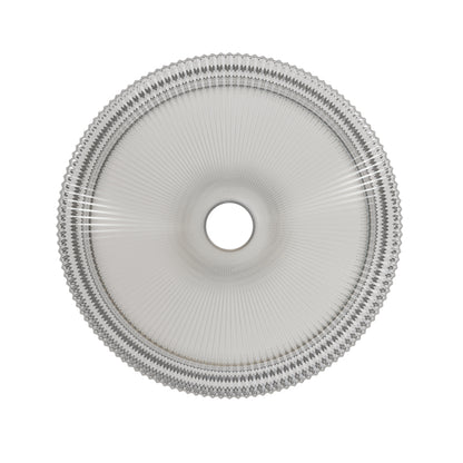 Waskom – Wasbak – Wastafel – Waskom Opbouw – Badkamerkom – Rond Kristalglas – 36 cm Diameter – Gemakkelijk Schoon Te Maken