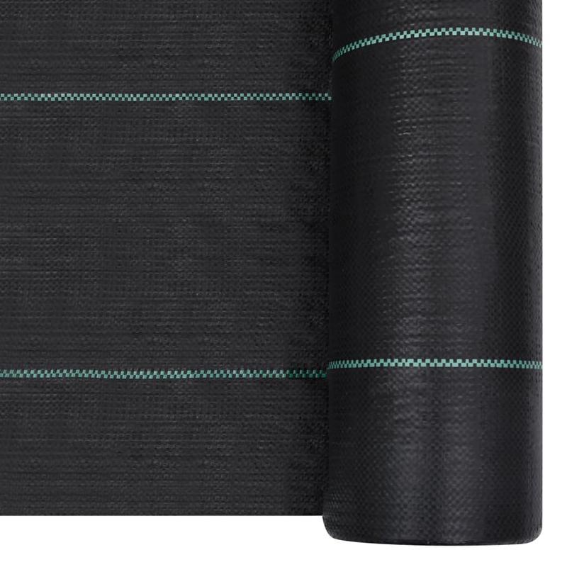 Zwaar Tuinwieddoek – Grondzeil – Onkruiddoek – Bodembedekker – Mulchfolie – Polypropyleen 2x150m – Ademend & Waterdoorlatend