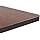 vidaXL Bistro table 60x60 cm MDF dark brown - QUORE