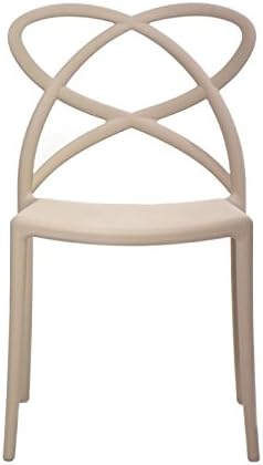 Fashion Commerce 04-fc905 stoelenset, polypropyleen, beige, 46 x 49 x 81 cm, 4 stuks
