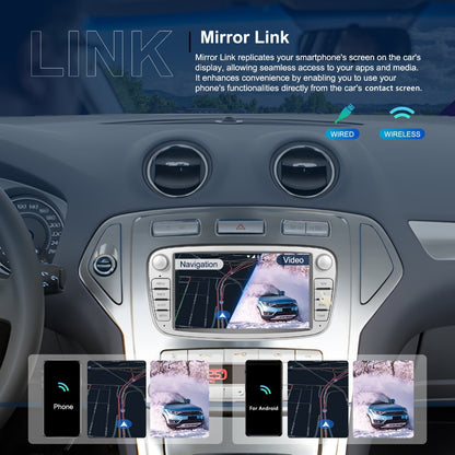 Android Autoradio – Multimedia Unit – Car Stereo – Navigatiesysteem – Touchscreen – 7 Inch Display – Android 13 Systeem – Wireless CarPlay & Android Auto