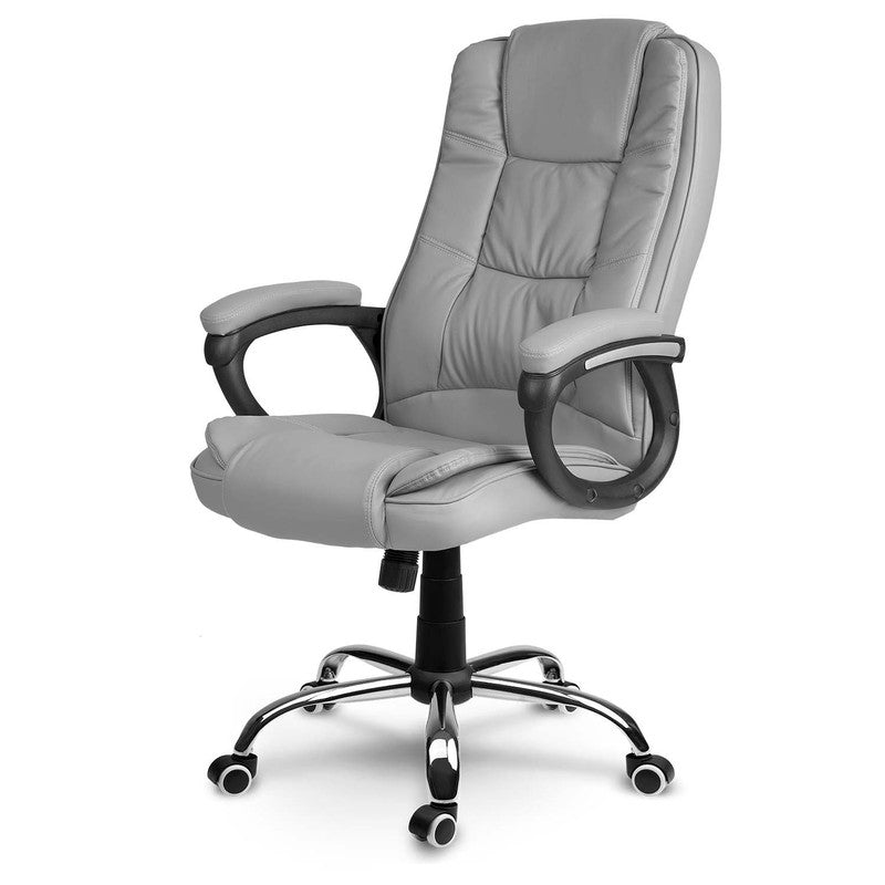 Bureaustoel – Bureaustoel Ergonomisch – Werkstoel – Computerstoel – Bureaustoel Verstelbaar – Extra Zachte Dubbele Vulling – Hoog Hoofdsteun