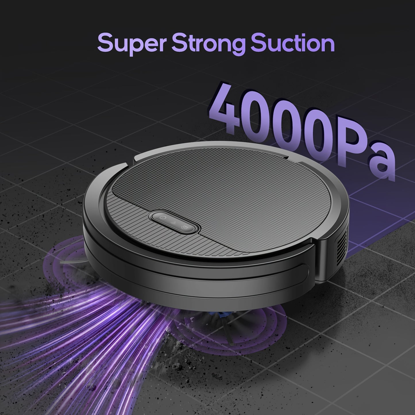Robotstofzuiger – Stofzuiger Robot – Dweilrobot – Automatische Cleaner – Draadloos Met App – 4500mAh Batterij – Compact 31x31x7,6 cm