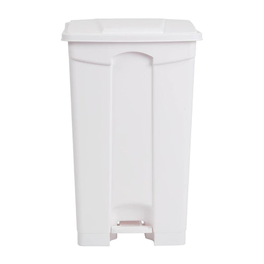 Jantex Keuken Pedaal Deksel Bin Wit 87ltr Afval Polypropyleen Catering Apparatuur
