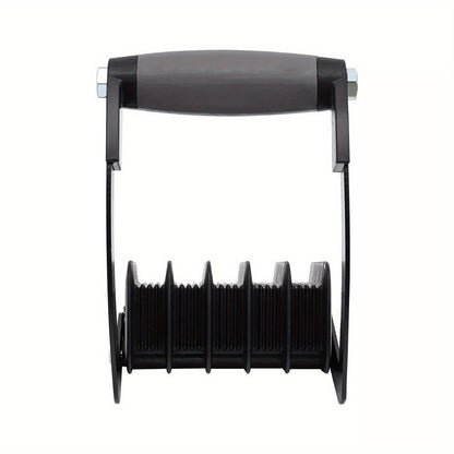 Plaatendrager – Paneeldrager – Platenvervoerder – Platenhulp – Draaghulp – Ergomische Grip – Max. Opening 14 cm – Nylon, Rubber en Ijzer