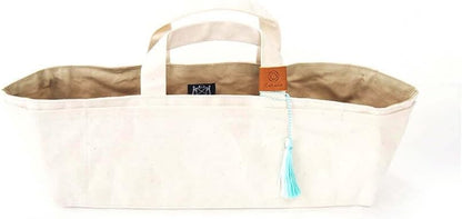 Cohana Canvas storage bag natural-green - 1pc