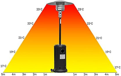 Terrasverwarmer, terrasverwarming, 13 kW NG0103