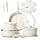 JEETEE Pots and Pans Set Non Stick 17 pieces, Kitchen Cookware Sets with Detachable Handle, Induction Nonstick Cookware Set with Removable Handle, Stackable RV Cookware, Oven Safe, PFOA Free