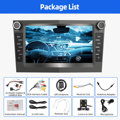 Autoradio – Multimedia Systeem – Navigatie – Inbouw Radio – Autostereo – Met Camera & Microfoon – 17,78 cm IPS Touchscreen – Draadloze CarPlay & Android Auto