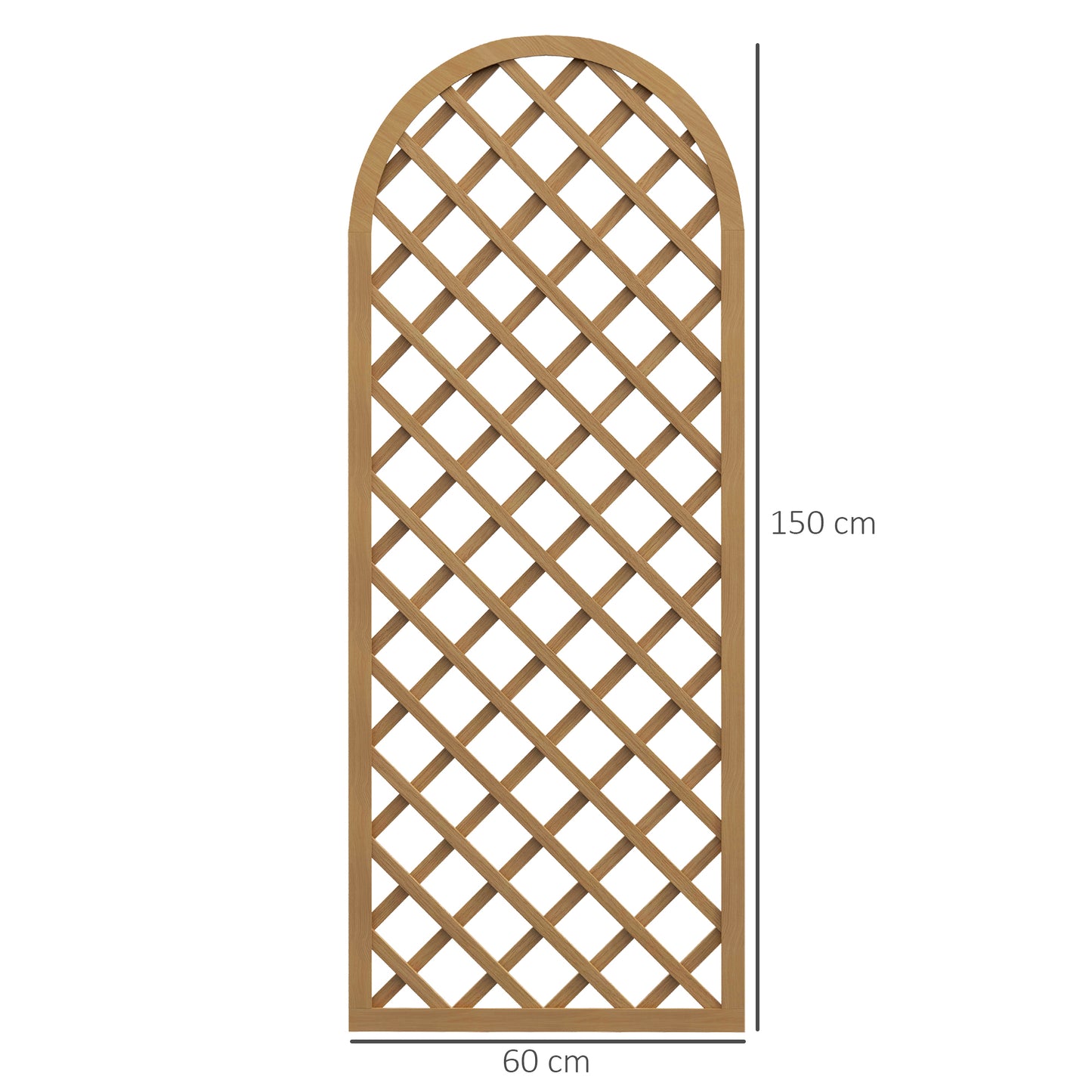 klimrek – klimplantpaneel – tuinafscheiding – klimboog – houten klimrek – duurzaam hout – 60x150 cm