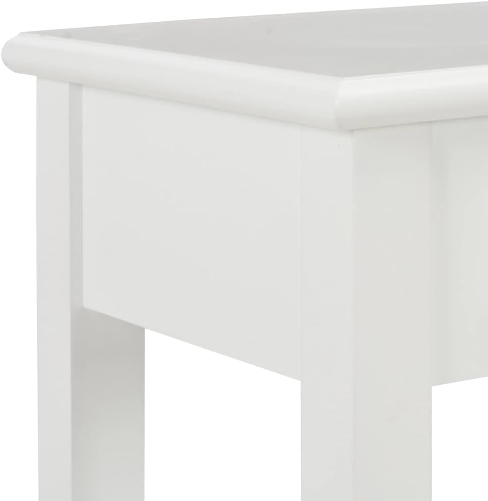 vidaXL Wall table 110x35x80 cm wood white