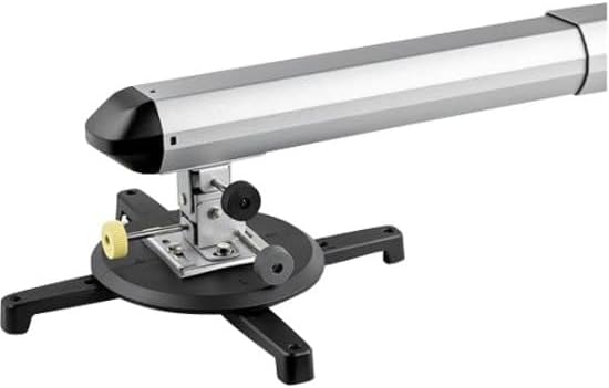 Universele Projectorwandhouder Voor Short Throw En Ultrashort Throw Projectoren – Projectorbeugel – Projectorhouder – Wandhouder – Montagebeugel – Verstelbare Arm Van 42 Tot 70,5 Cm – 360° Draaibaar En +/-25° Kantelbaar