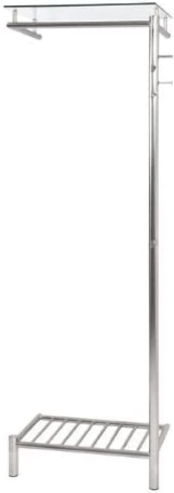 HAKU Möbel wandkapstok, metaal, roestvrij staallook, B 66 x D 39 x H 192 cm