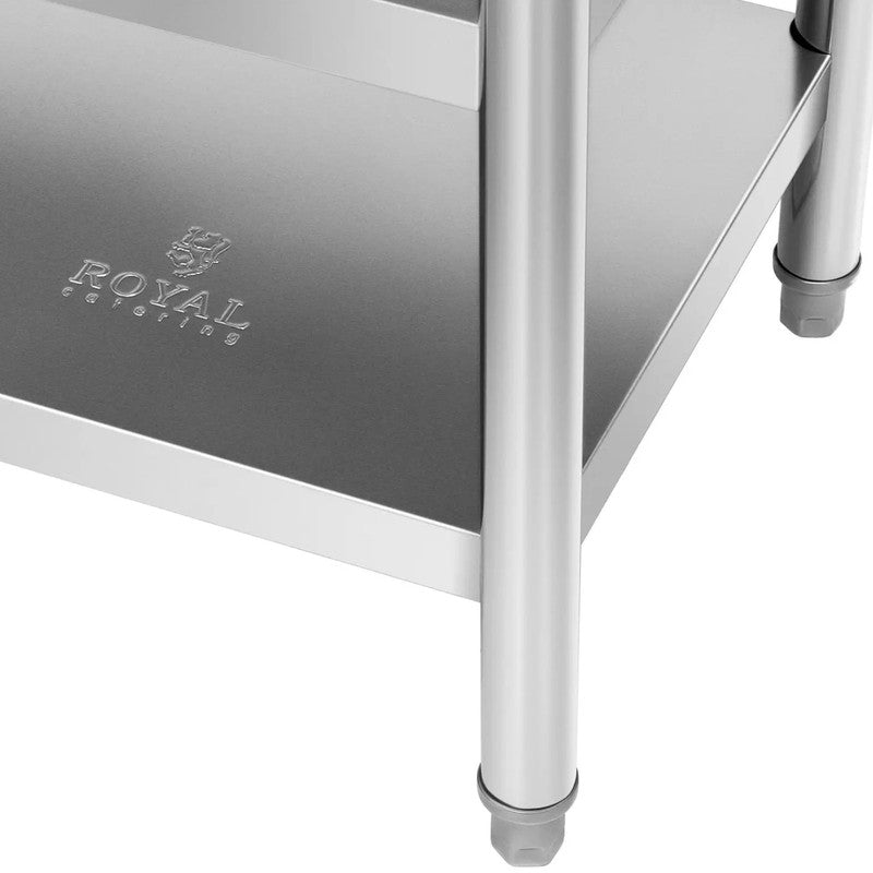 RVS Werkbank – Werktafel – Werkbankje – Werkoppervlak – Werkmodule – Roestvrij staal – 3 Niveaus – 120x60 cm – Draagvermogen 600 kg