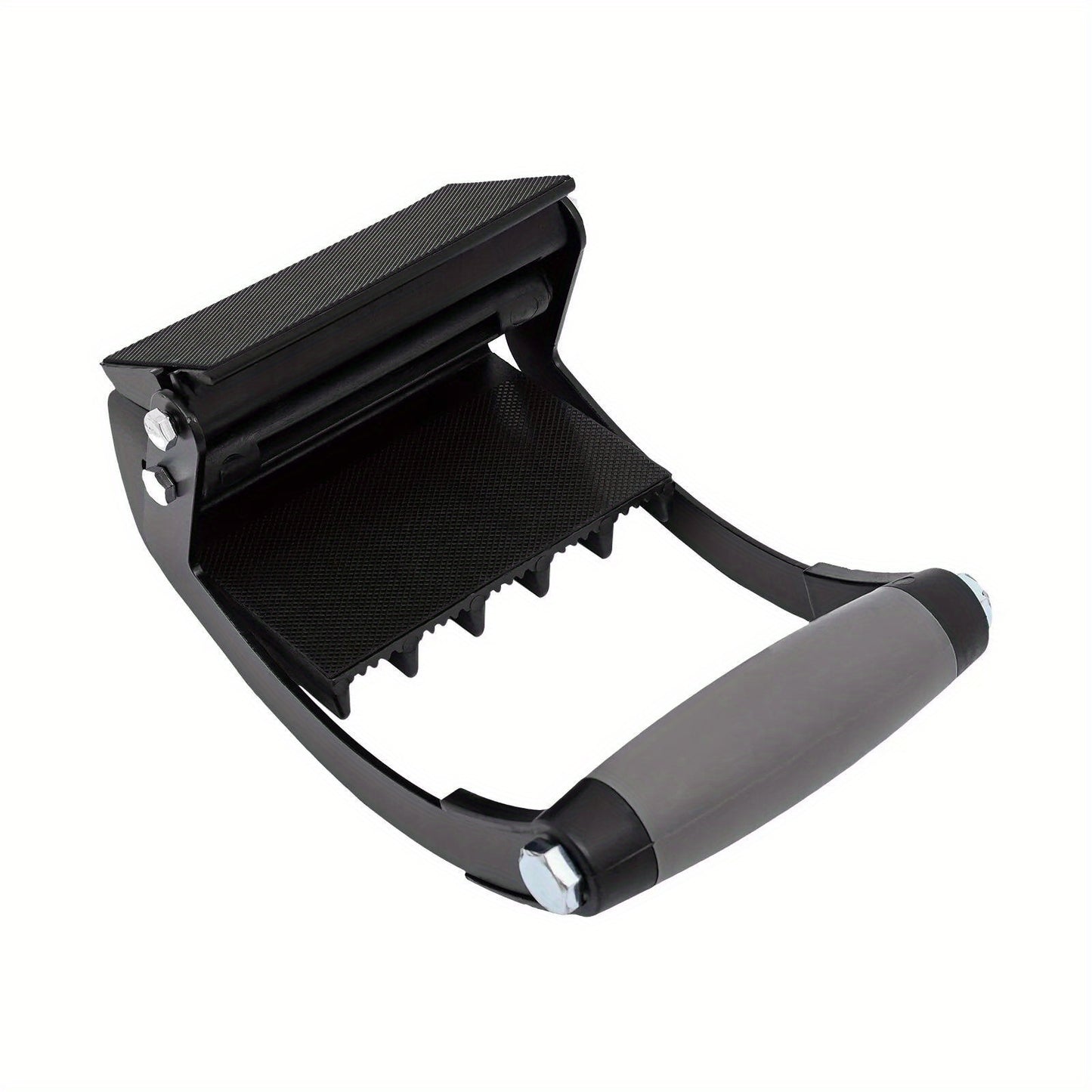 Plaatendrager – Paneeldrager – Platenvervoerder – Platenhulp – Draaghulp – Ergomische Grip – Max. Opening 14 cm – Nylon, Rubber en Ijzer