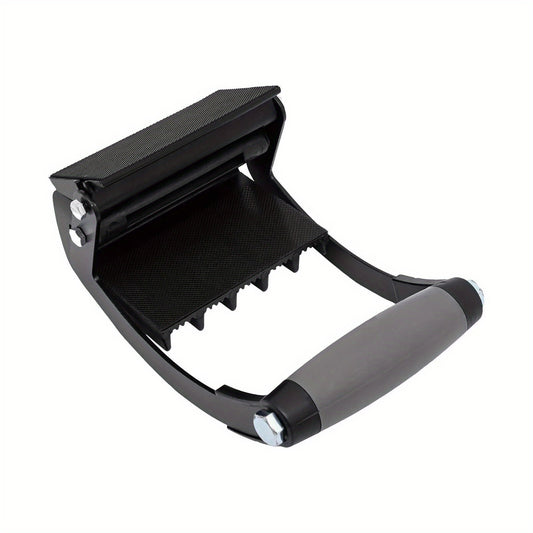 Plaatendrager – Paneeldrager – Platenvervoerder – Platenhulp – Draaghulp – Ergomische Grip – Max. Opening 14 cm – Nylon, Rubber en Ijzer