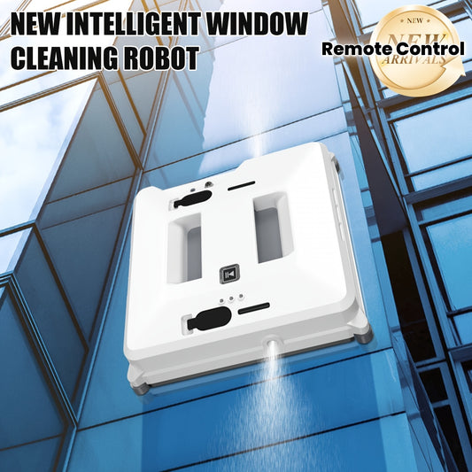 Raamwisser Robot – Raamreiniger – Ramenwasser – Glasreiniger – Automatische Ramenreiniger – Draadloze Afstandsbediening – Edge Sensing Technologie – Noodstroomvoorziening – Wit